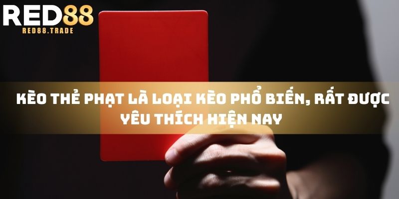 Kèo thẻ phạt là loại kèo phổ biến, rất được yêu thích hiện nay 